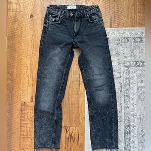 Free people black denim jeans size 26